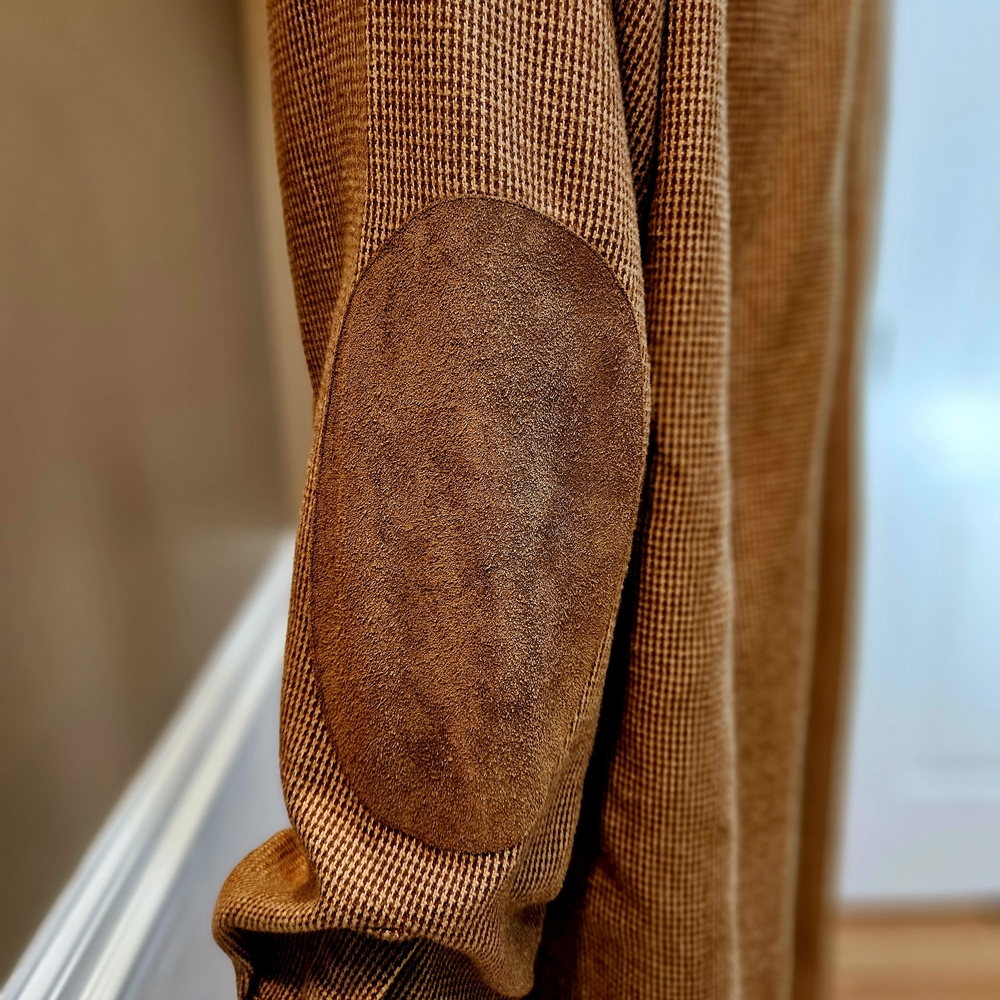 Ralph Lauren's Bowen Weave With Suede Elbow Accents RARE!